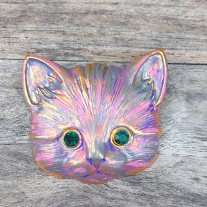 Cheshire Cat Inspired Brooch